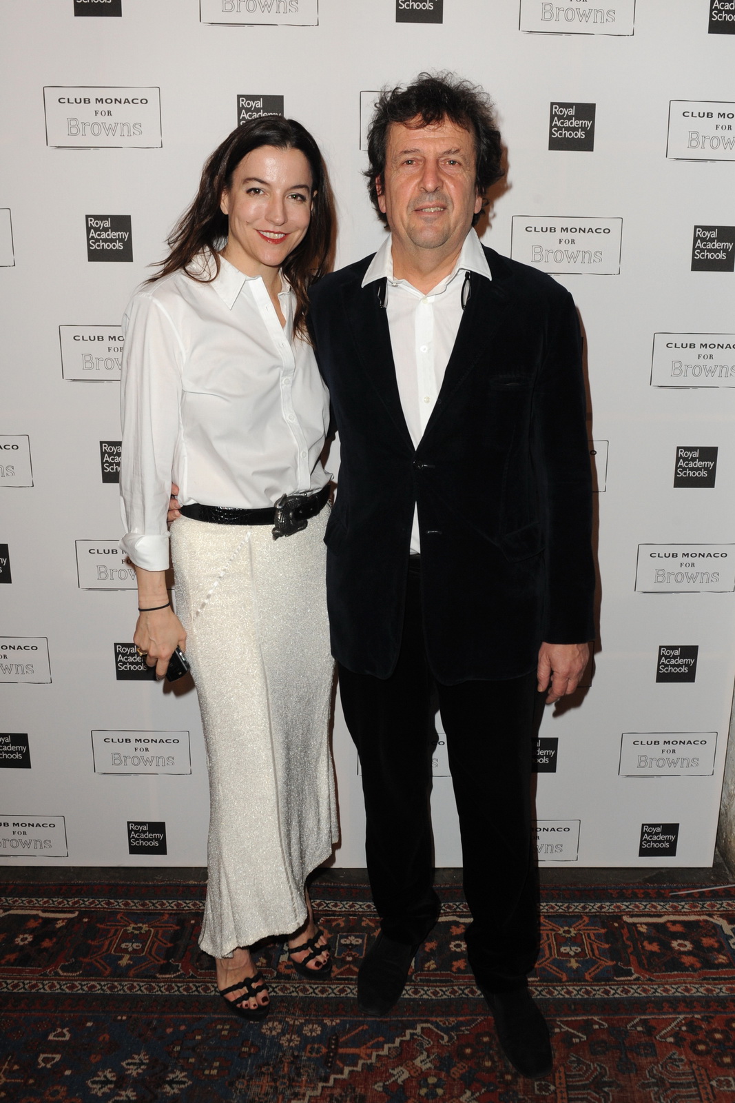 Ann Watson (VP Comms Club Monaco) and Simon Burstein 