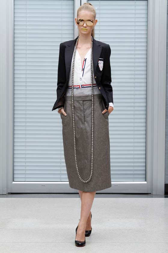 Thom Browne 11春夏女裝 秀場高清圖片