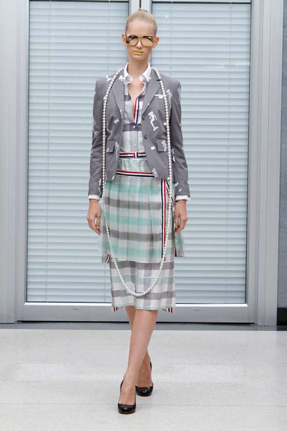 Thom Browne 11春夏女裝 秀場高清圖片
