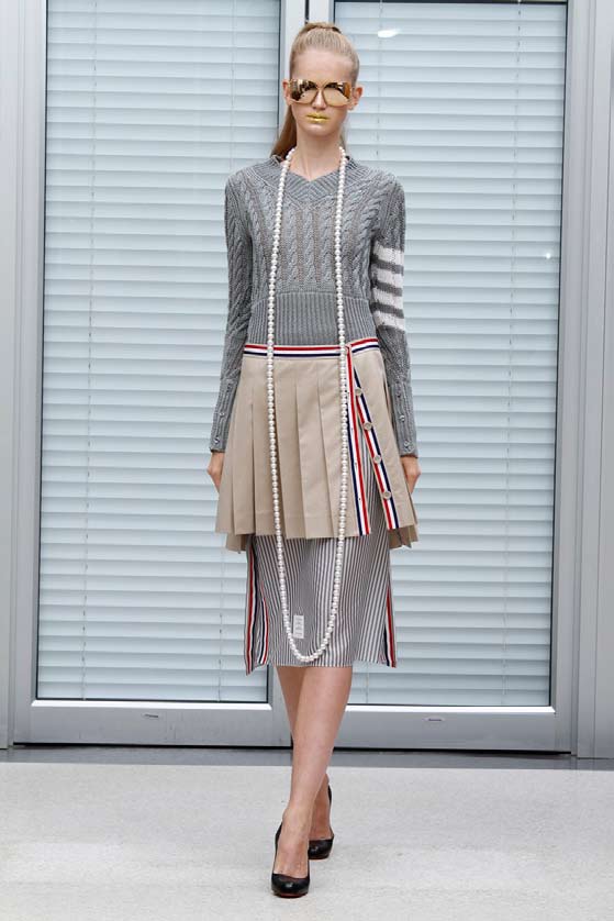 Thom Browne 11春夏女裝 秀場高清圖片