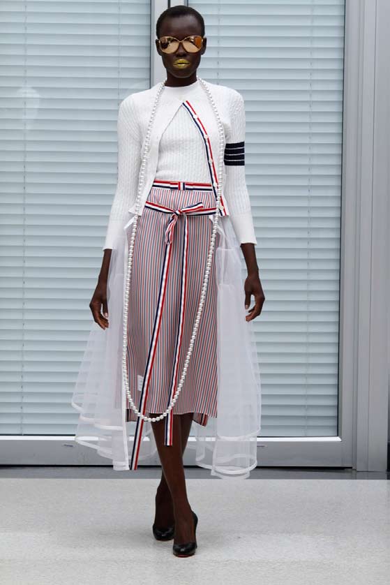 Thom Browne 11春夏女裝 秀場高清圖片