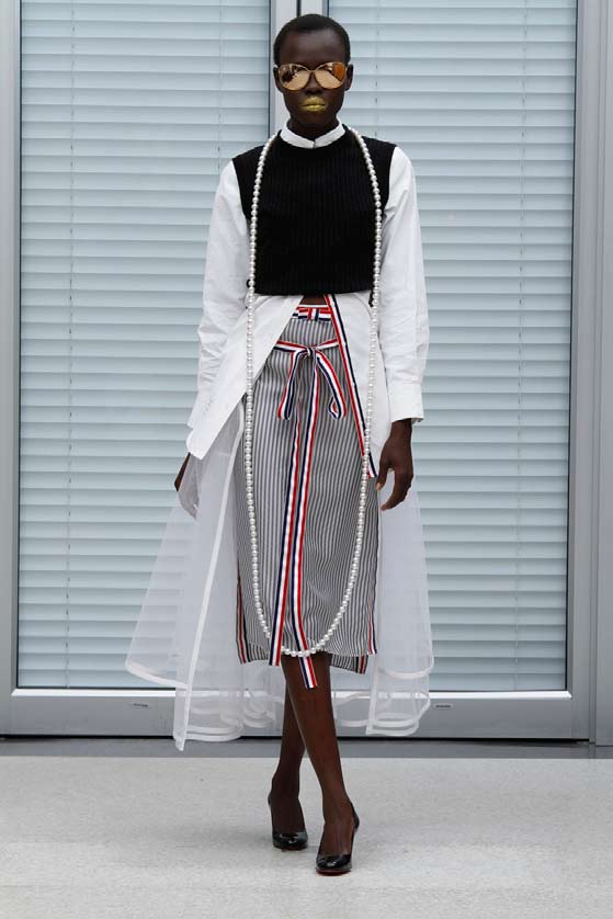 Thom Browne 11春夏女裝 秀場高清圖片