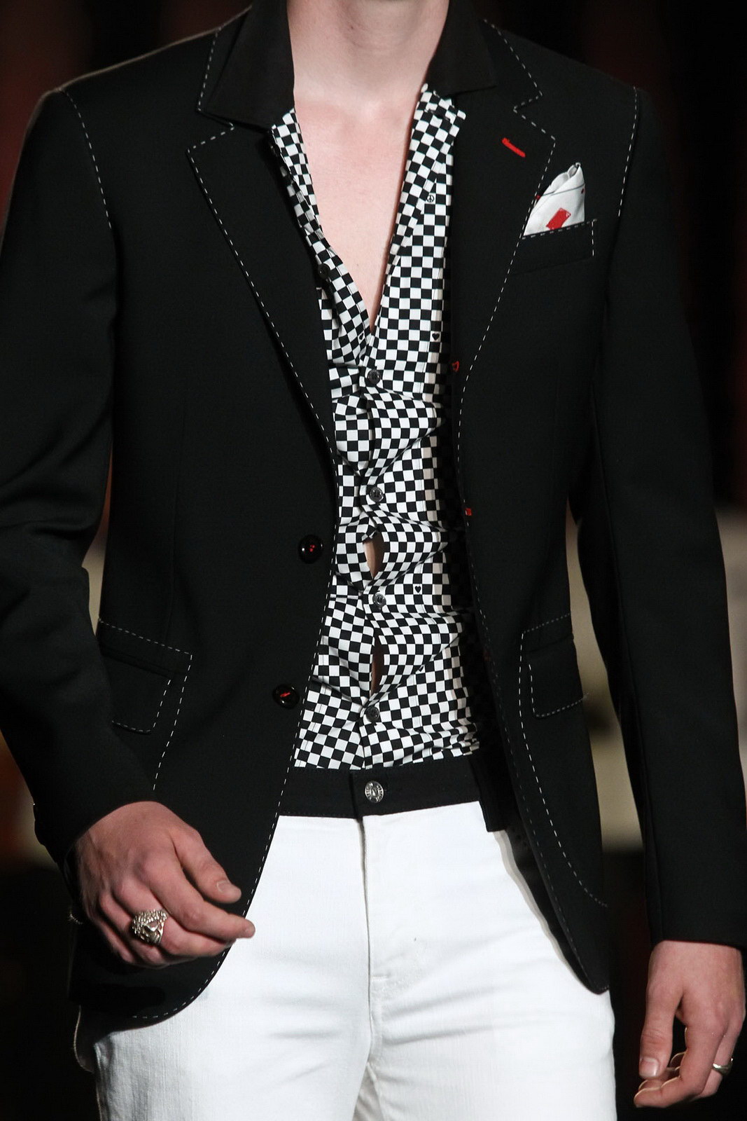 Moschino 2012春夏男裝細節