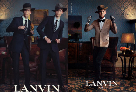 Lanvin 2011秋冬男裝廣告 
