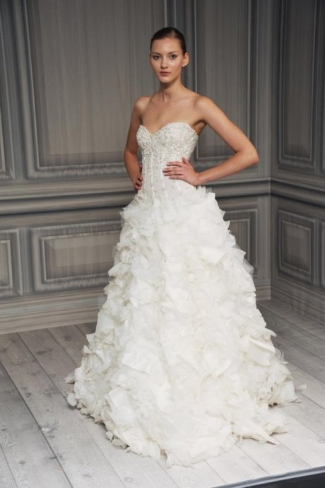 Monique Lhuillier 2012 婚紗 LookBook 高清圖片