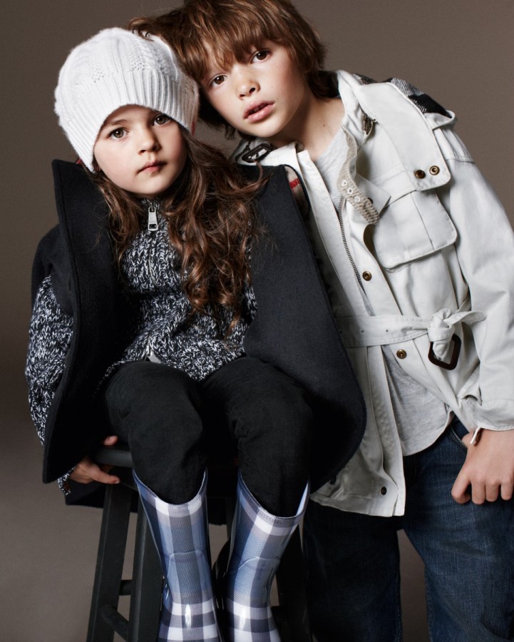 Burberry 2011秋冬 童裝廣告高清圖片