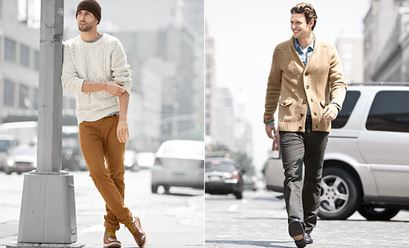H&M Dress for fall 2011男裝廣告 高清圖片
