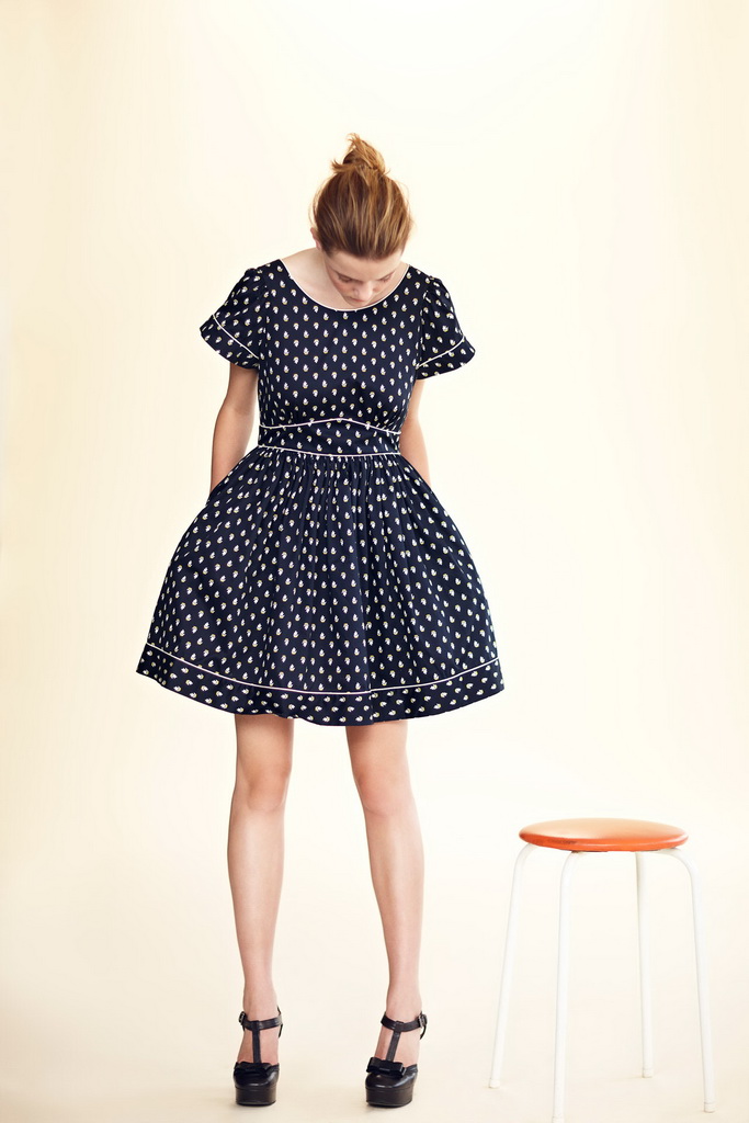 Orla Kiely 13紺DƬ