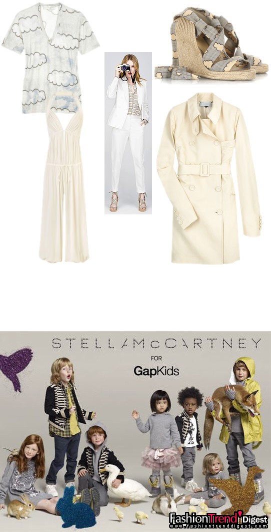 2月25日：Stella McCartney為設(shè)計(jì)了獨(dú)家系列，也將與Gap合作設(shè)計(jì)GapKids系列。上圖為Stella為Net-a-porter.com設(shè)計(jì)的百搭系列。下圖為Stella和Gap合作的Gapkids。<br>
3月2日：Miuccia Prada的秋季系列靈感來(lái)自鄉(xiāng)村，漁夫式的釣魚(yú)靴和羊毛毯子樣的大衣。圖為Prada 09秋冬成衣秀場(chǎng)圖。<br>
 