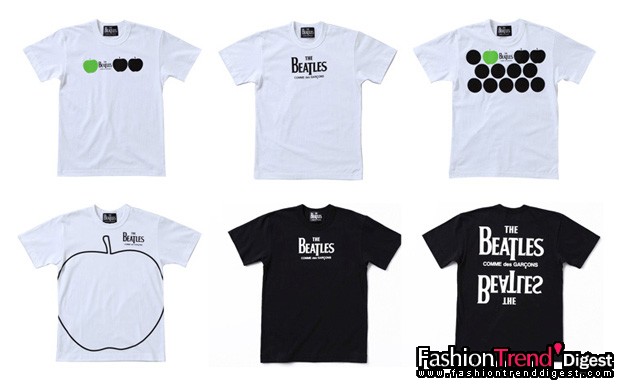 9月28日：Rei Kawakubo與The Beatles推出合作系列。圖為The Beatles x COMME des GARCONS系列 